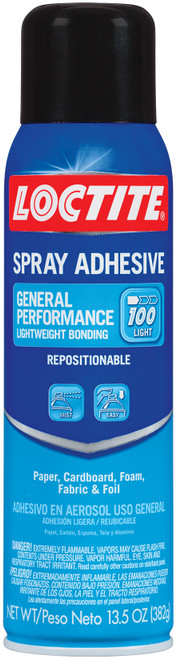 2 Pack Loctite General Performance Spray Adhesive-13.5oz 2235316 - 079340651548