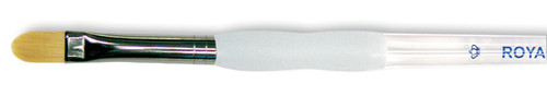 Royal & Langnickel(R) Soft-Grip Gold Taklon Filbert Brush-Size 6 - SG170-6 - 090672026620