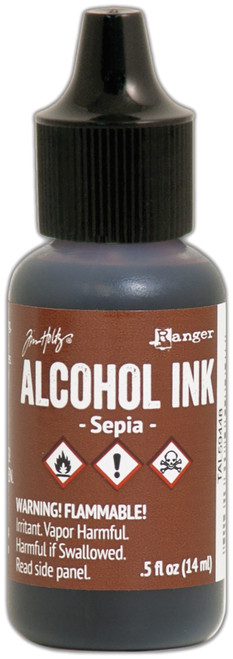3 Pack Tim Holtz Alcohol Ink .5oz-Sepia TAL-59448 - 789541059448