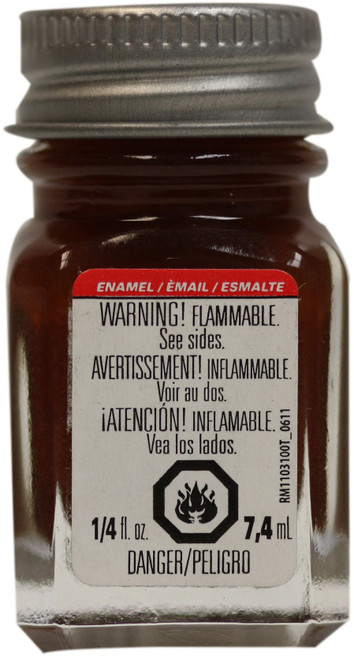 6 Pack - Testors Enamel Paint .25oz-Brown Gloss - 11TT-1140 - 075611114002