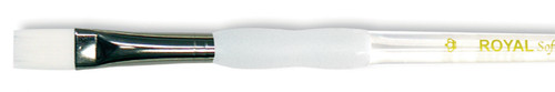 Royal & Langnickel(R) Soft-Grip White Taklon Bright Brush-Size 6 - SG4010-6 - 090672026187