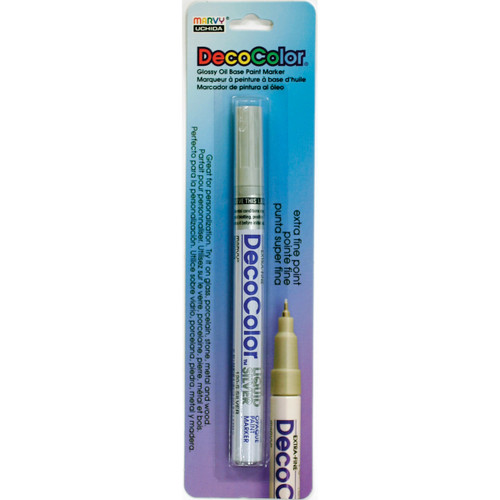 3 Pack - Uchida DecoColor Extra Fine Metallic Opaque Paint Marker-Liquid Silver - 120C-SLV - 028617120829 3 Pack - Uchida DecoColor Extra Fine Metallic Opaque Paint Marker-Liquid Silver - 120C-SLV - 028617120829