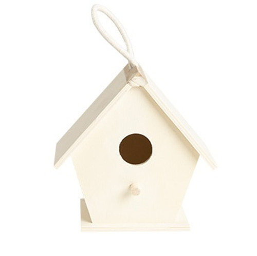 3 Pack - CousinDIY Unfinished Wood Birdhouse 5.1"x3.3"x5.5"-Rose - 20325400 - 754246254009