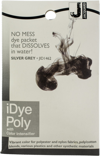 6 Pack - Jacquard iDye Poly Fabric Dye 14g-Silver Grey - IPOLY-462 - 743772027720