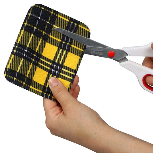 3 Pack - SINGER Iron-on Printed Twill Patches 3.75"X5" 4/Pkg-Arrow & Plaid - 00014