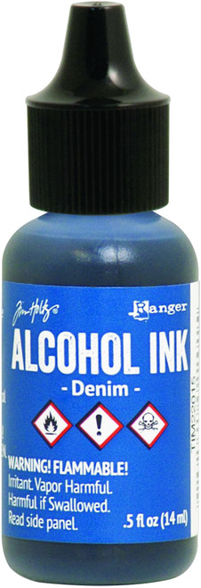 Tim Holtz Alcohol Ink .5oz-Denim - TAL-22015 - 789541022015