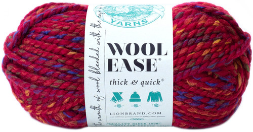 Lion Brand Wool-Ease Thick & Quick Yarn-Campfire - 640-621 - 023032646213