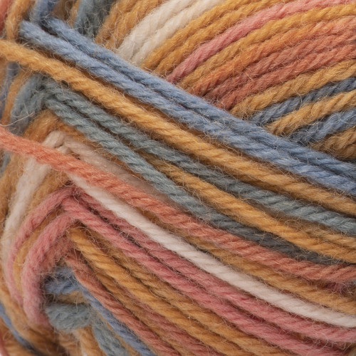 6 Pack - Patons Kroy Socks Yarn-Mid Century Stripes - 243455-55730