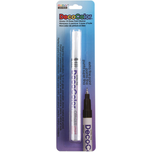 3 Pack Uchida DecoColor Extra Fine Opaque Paint Marker-White 130C - 028617130026