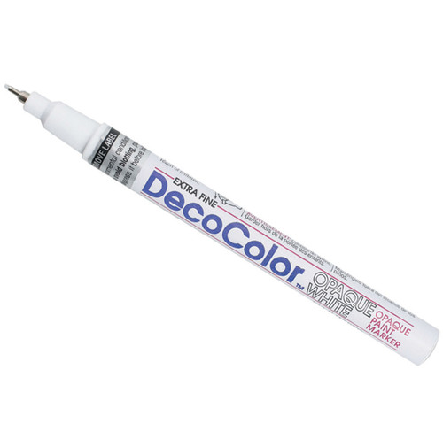 3 Pack Uchida DecoColor Extra Fine Opaque Paint Marker-White 130C