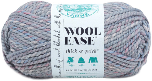Lion Brand Wool-Ease Thick & Quick Yarn-Storm Front 640-544 - 023032645445