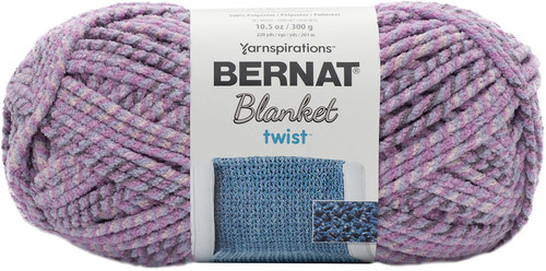 2 Pack - Bernat Blanket Twist Yarn-Purple Haze - 161957-57004 - 057355440739