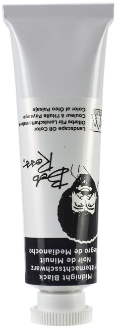 Bob Ross Landscape Oil Paint 37ml-Midnight Black - MR60-26004