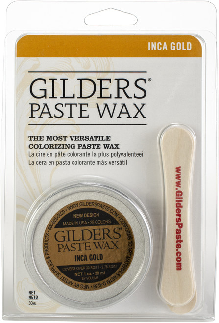 2 Pack - GILDERS(R) Paste Wax Finishes 30ml - Baroque Art-Inca Gold - CS303PP-IG - 899764000766