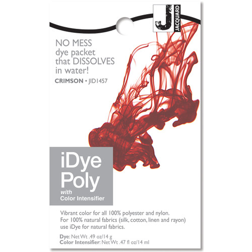 Jacquard iDye Poly Fabric Dye 14g-Crimson IPOLY-457 - 743772027676