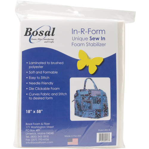 Bosal In-R-Form Unique Sew-In Foam Stabilizer-18"X58" - 492-18 - 834875492185
