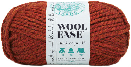 3 Pack - Lion Brand Wool-Ease Thick & Quick Yarn-Spice - 640-135 - 023032641355