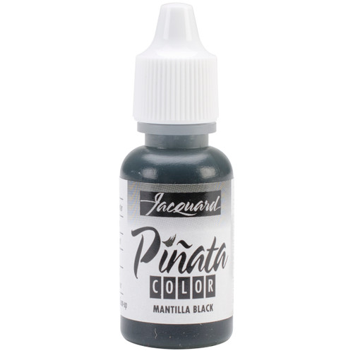 6 Pack - Jacquard Pinata Color Alcohol Ink .5oz-Mantilla Black - JFC-1031 - 743772103110
