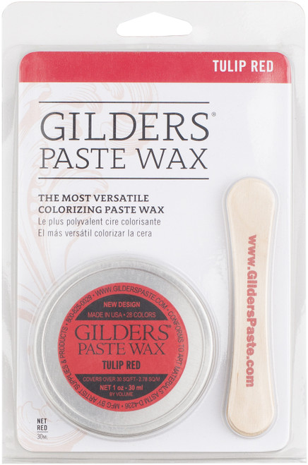 2 Pack - GILDERS(R) Paste Wax Finishes 30ml - Baroque Art-Tulip Red - CS303PP-TR - 899764000872