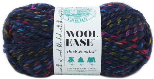 Lion Brand Wool-Ease Thick & Quick Yarn-City Lights Stripes - 640-617 - 023032646176