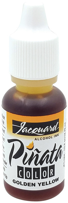 Jacquard Pinata Color Alcohol Ink .5oz-Golden Yellow - JFC-1004 - 743772033899
