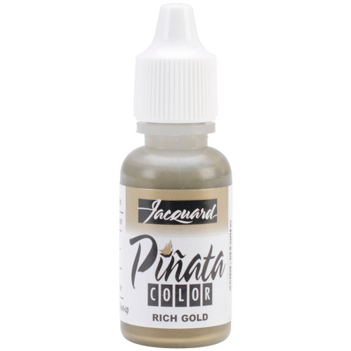 Jacquard Pinata Color Alcohol Ink .5oz-Rich Gold - JFC-1032 - 743772027102