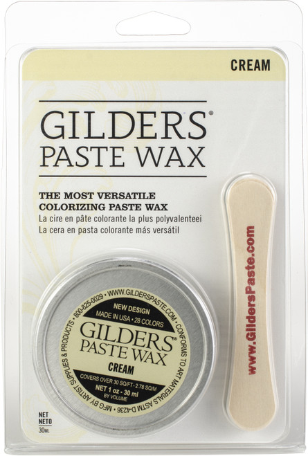 2 Pack - GILDERS(R) Paste Wax Finishes 30ml - Baroque Art-Cream - CS303PP-CM - 899764000704