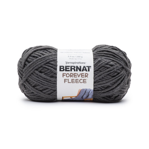 2 Pack - Bernat Forever Fleece Yarn-Coal - 166061-61025 - 057355510029 2 Pack - Bernat Forever Fleece Yarn-Coal - 166061-61025 - 057355510029
