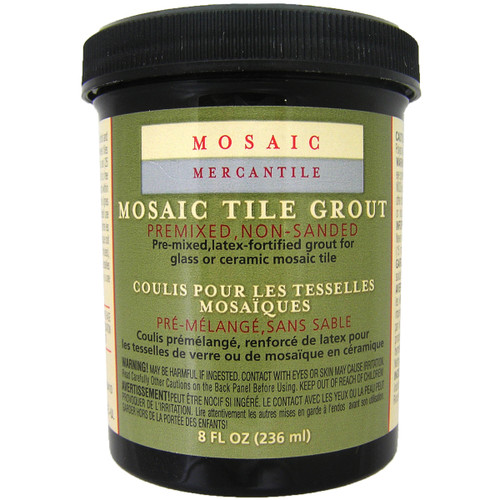 Diamond Tech Mosaic Tile Grout 8oz-Black - GRT-00072 - 638799302076