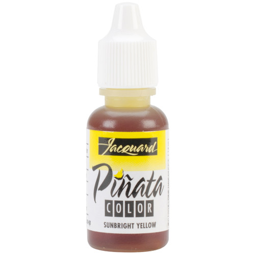 6 Pack - Jacquard Pinata Color Alcohol Ink .5oz-Sunbright Yellow - JFC-1002 - 743772100218