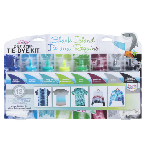 Tulip One-Step Tie-Dye 8 Color Kit-Shark Island - 40972 - 017754409720