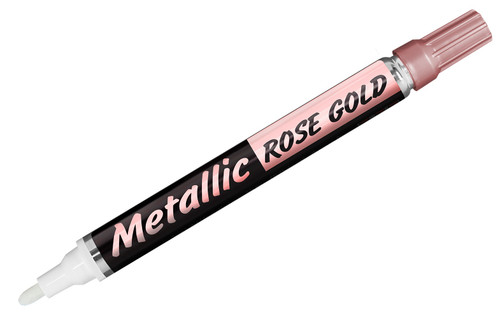 4 Pack U-Mark Premium Metallic Paint Marker Carded-Rose Gold 5A0026X8-1G9BX