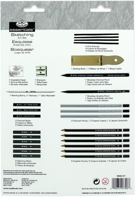 Royal & Langnickel(R) essentials(TM) Art Set-Sketching - RD832