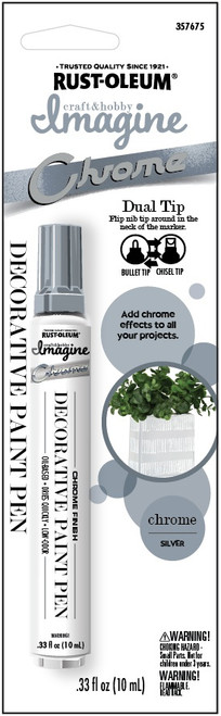 Rust-Oleum Imagine Chrome Marker-Silver - 357675 - 020066463953