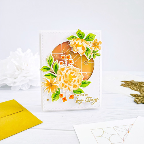 Pinkfresh Studio Die-Dreamy Florals - PF176722 Pinkfresh Studio Die-Dreamy Florals - PF176722