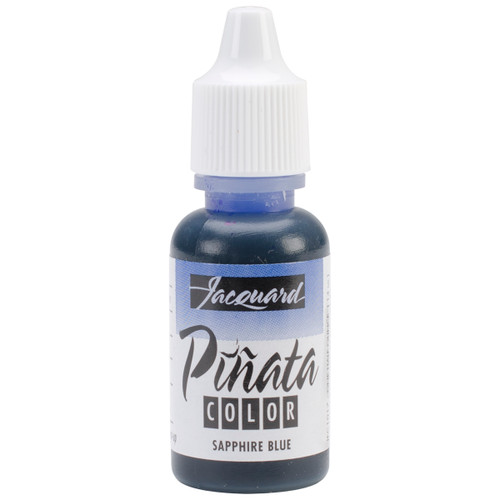 Jacquard Pinata Color Alcohol Ink .5oz-Sapphire Blue - JFC-1017 - 743772101710