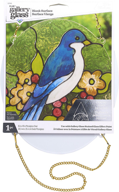 3 Pack - FolkArt Gallery Glass Surface-Large Oval - 19746 - 028995197468