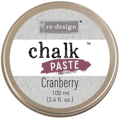 Prima Re-Design Chalk Paste 100ml-Cranberry CP635-305 - 655350635305