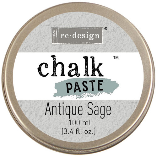 Prima Re-Design Chalk Paste 100ml-Antique Sage CP635-350 - 655350635350