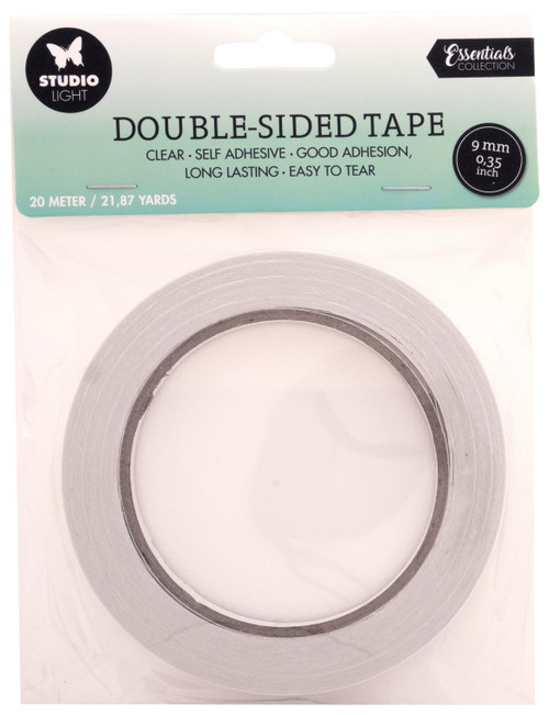 Studio Light Double-Sided Adhesive Tape 9mmx20m-Nr. 03 DATAPE03 - 87139431306508713943130650