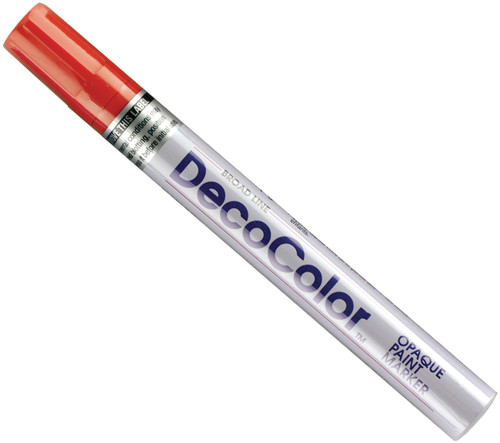 3 Pack Uchida DecoColor Broad Opaque Oil-Based Paint Marker-Red 300S-2 - 028617030210