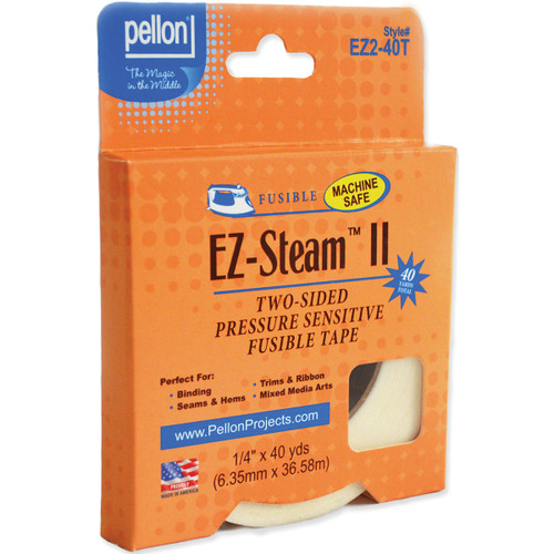 Pellon EZ-Steam II Tape-.25"X40yd - EZ2-40T - 075269018141