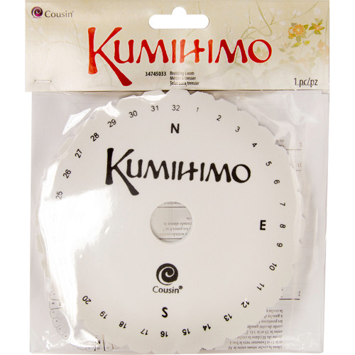 CousinDIY Kumihimo Braiding Loom 5.375"-Round - 34745-033