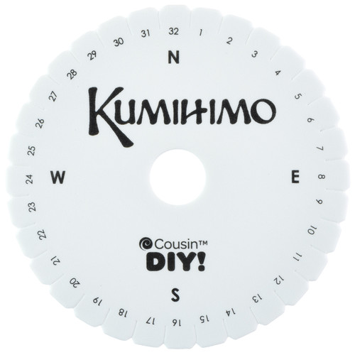 CousinDIY Kumihimo Braiding Loom 5.375"-Round - 34745-033