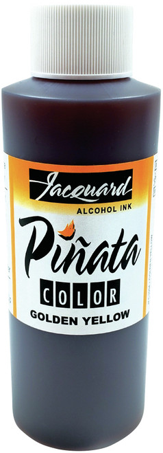 6 Pack Jacquard Pinata Color Alcohol Ink 4oz-Golden Yellow JFC4OZ-3004 - 743772033912