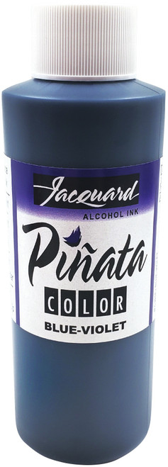 Jacquard Pinata Color Alcohol Ink 4oz-Blue-Violet - JFC4OZ-3016 - 743772033417