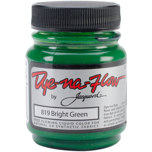 3 Pack Jacquard Dye-Na-Flow Liquid Color 2.25oz-Bright Green JAC1-819 - 743772181903