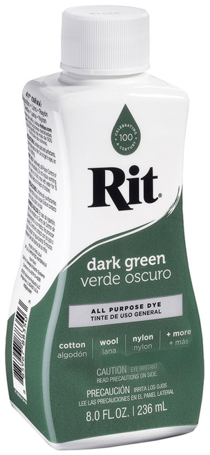 3 Pack - Rit Dye Liquid-Dark Green - 8-35