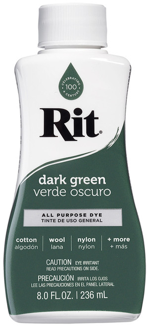 Rit Dye Liquid-Dark Green 8-35 - 885967883503
