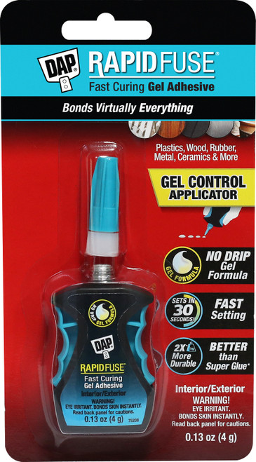 DAP Rapid Fuse Gel Adhesive With Control Applicator-.13oz - RF00179 - 070798001794 DAP Rapid Fuse Gel Adhesive With Control Applicator-.13oz - RF00179 - 070798001794